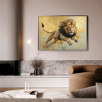 Animals 119 Canvas Art 18" x 24" / 45 x 60 cm / Black
