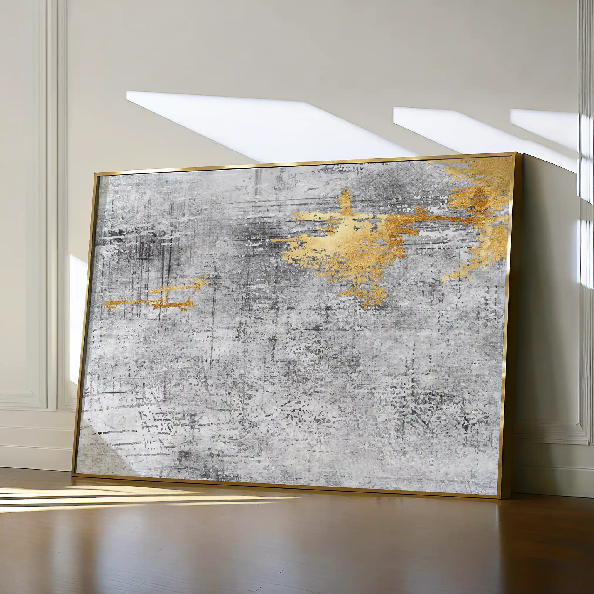 Abstract 119 Canvas Art 60 x 40 cm / Black
