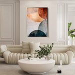 Boho 119 Canvas Art 18" x 24" / 45 x 60 cm / Black