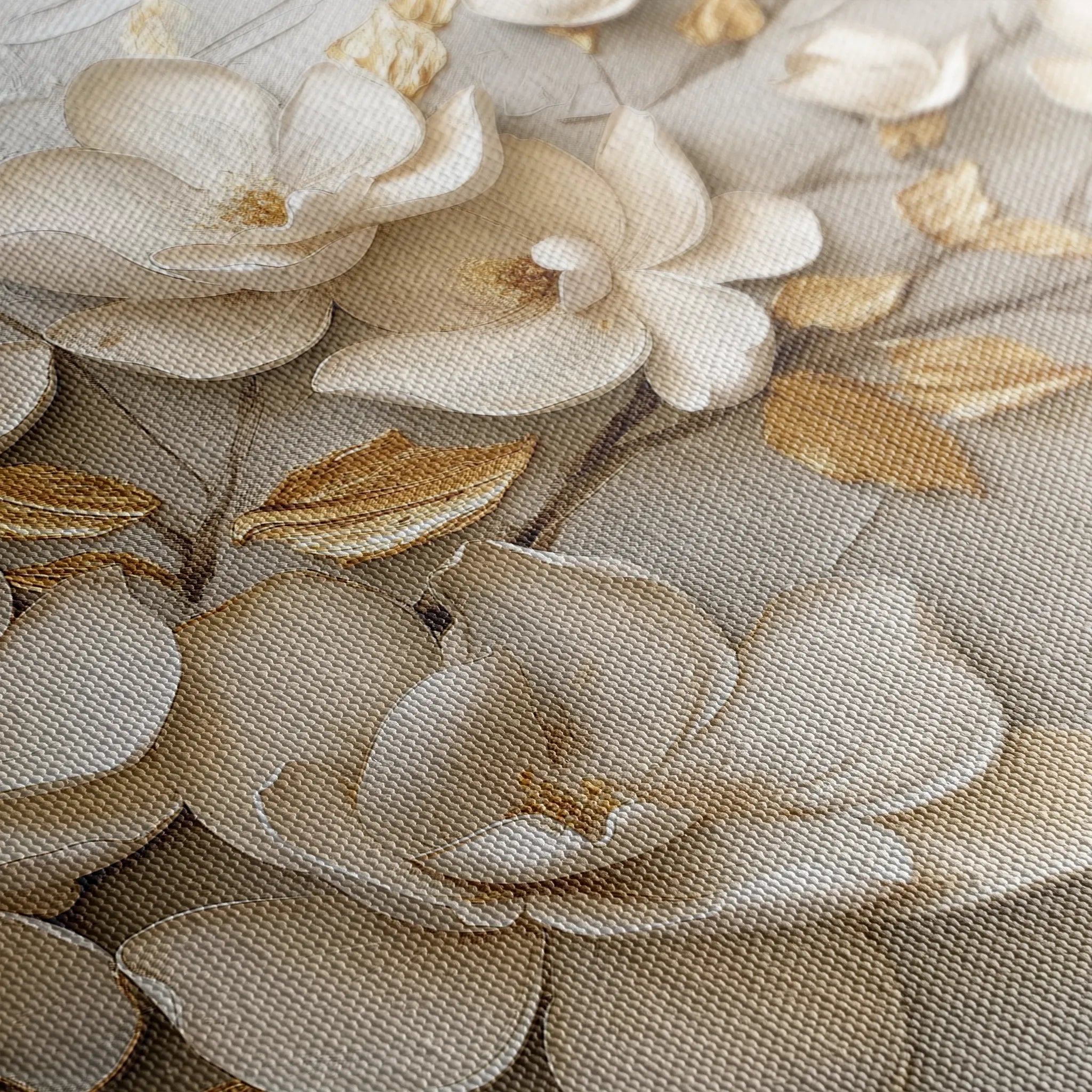 Floral 119 Canvas Art 18" x 24" / 45 x 60 cm / Black