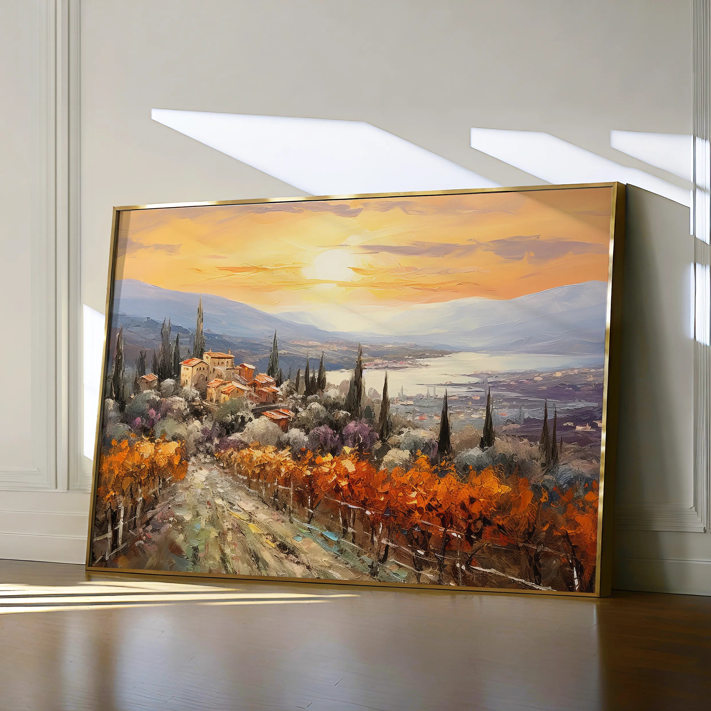 Landscape 119 Canvas Art 18" x 24" / 45 x 60 cm / Black