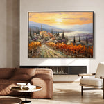 Landscape 119 Canvas Art 18" x 24" / 45 x 60 cm / Black