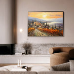 Landscape 119 Canvas Art 18" x 24" / 45 x 60 cm / Black
