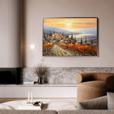 Landscape 119 Canvas Art 18" x 24" / 45 x 60 cm / Black