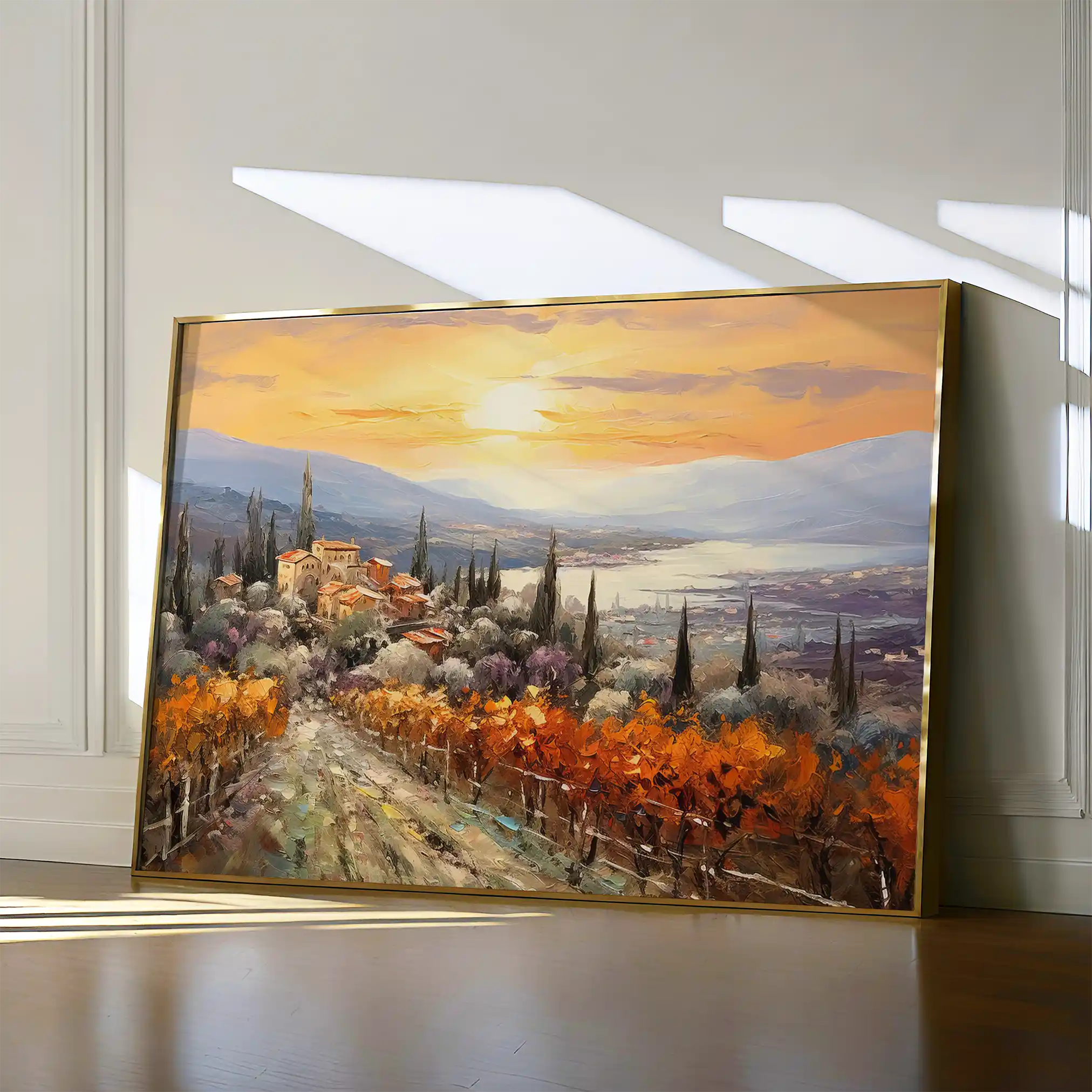 Landscape 119 Canvas Art 60 x 40 cm / Black