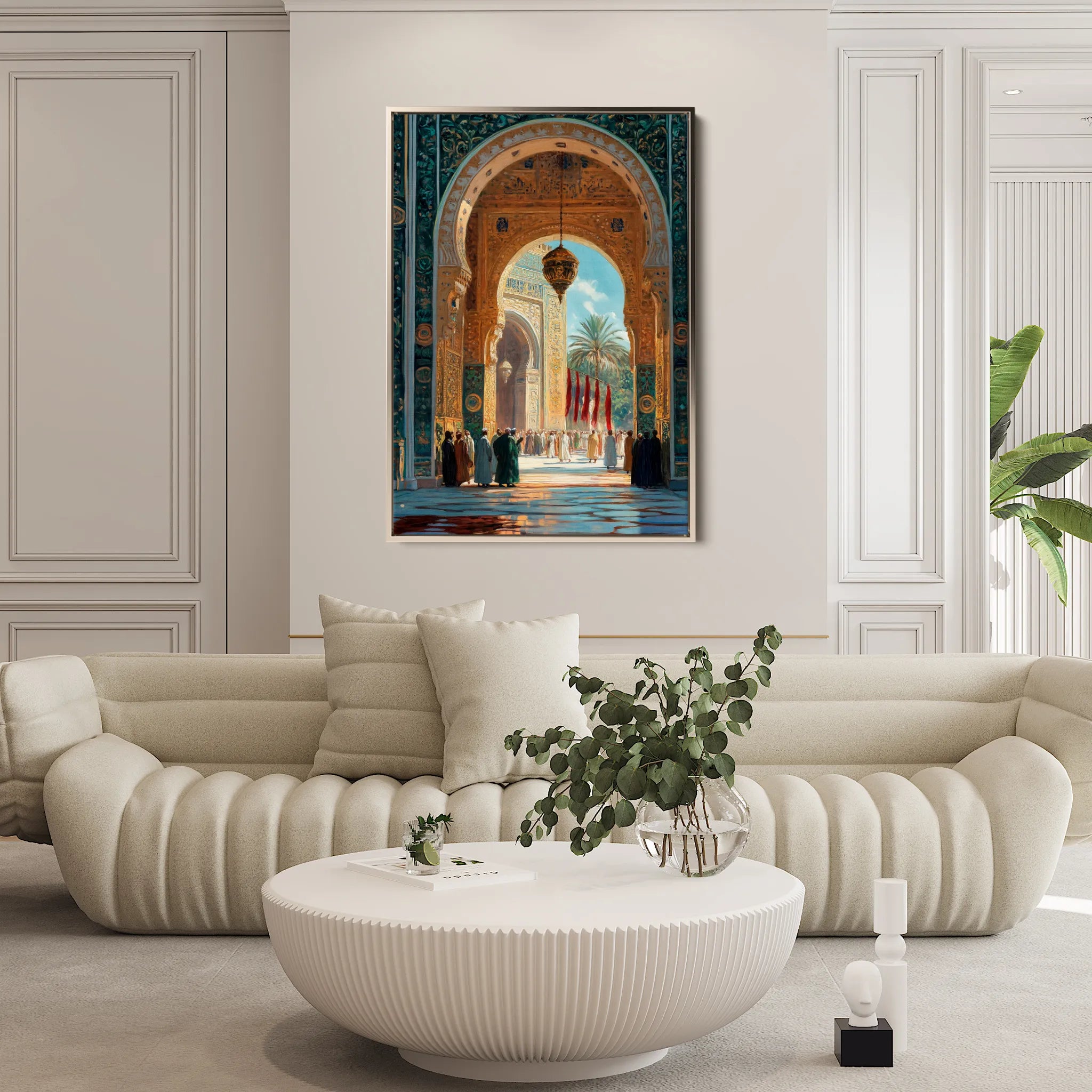 Orientalist 119 Canvas Art 18" x 24" / 45 x 60 cm / Black