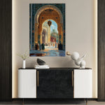 Orientalist 119 Canvas Art 18" x 24" / 45 x 60 cm / Black