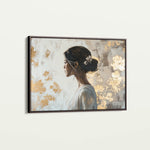 Portrait 119 Canvas Art 18" x 24" / 45 x 60 cm / Black