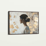Portrait 119 Canvas Art 18" x 24" / 45 x 60 cm / Black