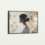 Portrait 119 Canvas Art 60 x 40 cm / Black