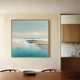 Abstract 1190 Canvas Art 16" x 16" / 40 x 40 cm / Black
