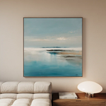 Abstract 1190 Canvas Art 60 x 60 cm / Black