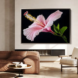 Floral 1190 Canvas Art 18" x 24" / 45 x 60 cm / Black