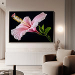 Floral 1190 Canvas Art 18" x 24" / 45 x 60 cm / Black