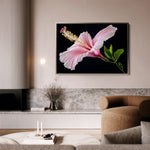 Floral 1190 Canvas Art 18" x 24" / 45 x 60 cm / Black