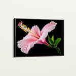 Floral 1190 Canvas Art 18" x 24" / 45 x 60 cm / Black