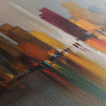 Abstract 1192 Canvas Art 60 x 60 cm / Black