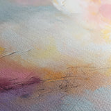 Abstract 1193 Canvas Art 16" x 16" / 40 x 40 cm / Black