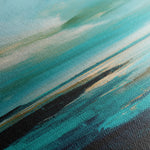 Abstract 1194 Canvas Art 16" x 16" / 40 x 40 cm / Black