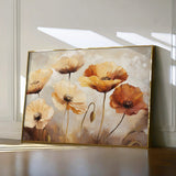 Floral 1194 Canvas Art 18" x 24" / 45 x 60 cm / Black