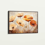 Floral 1194 Canvas Art 18" x 24" / 45 x 60 cm / Black