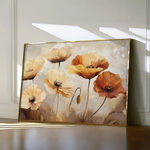 Floral 1194 Canvas Art 60 x 40 cm / Black