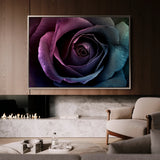 Floral 1195 Canvas Art 18" x 24" / 45 x 60 cm / Black