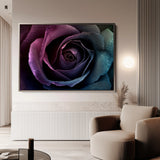Floral 1195 Canvas Art 18" x 24" / 45 x 60 cm / Black