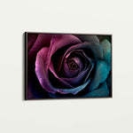 Floral 1195 Canvas Art 18" x 24" / 45 x 60 cm / Black