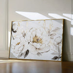 Floral 1196 Canvas Art 18" x 24" / 45 x 60 cm / Black