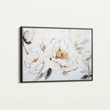 Floral 1196 Canvas Art 18" x 24" / 45 x 60 cm / Black