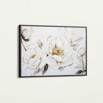 Floral 1196 Canvas Art 60 x 40 cm / Black