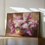 Floral 1197 Canvas Art 18" x 24" / 45 x 60 cm / Black
