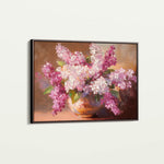 Floral 1197 Canvas Art 18" x 24" / 45 x 60 cm / Black