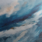 Abstract 1198 Canvas Art 16" x 16" / 40 x 40 cm / Black