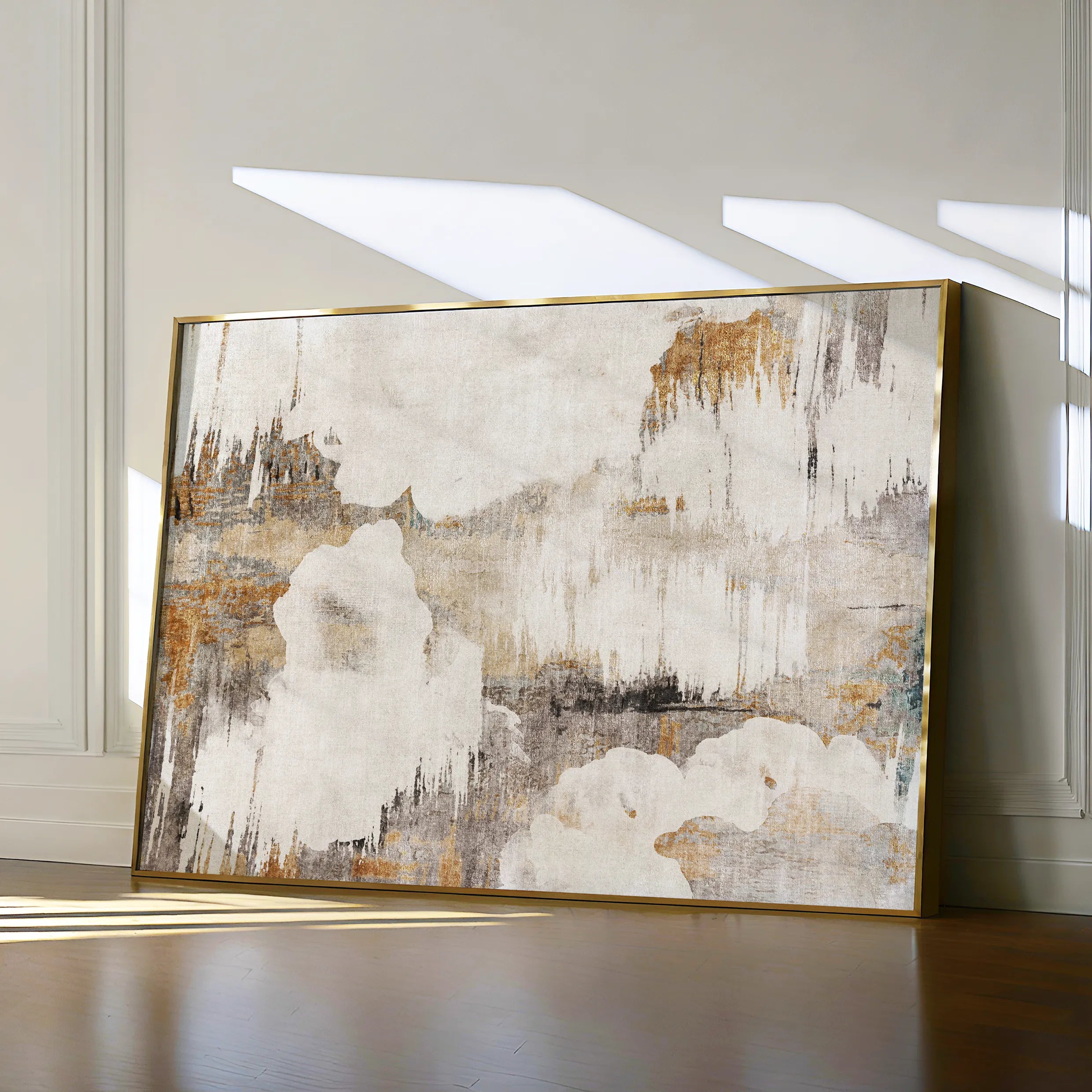 Abstract 120 Canvas Art 18" x 24" / 45 x 60 cm / Black