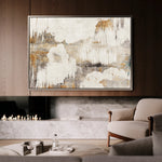 Abstract 120 Canvas Art 18" x 24" / 45 x 60 cm / Black