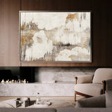 Abstract 120 Canvas Art 18" x 24" / 45 x 60 cm / Black