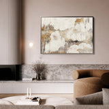 Abstract 120 Canvas Art 18" x 24" / 45 x 60 cm / Black