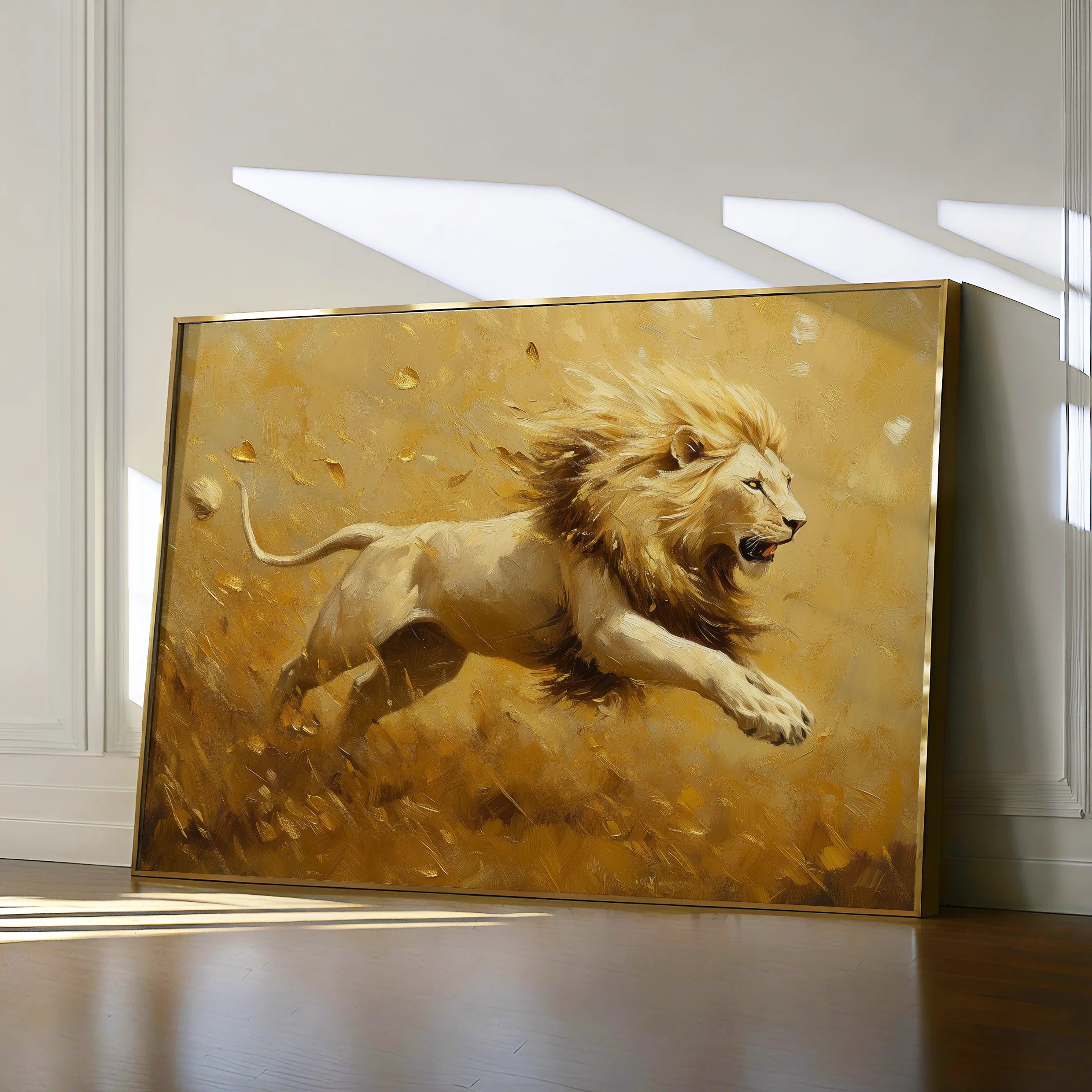 Animals 120 Canvas Art 18" x 24" / 45 x 60 cm / Black