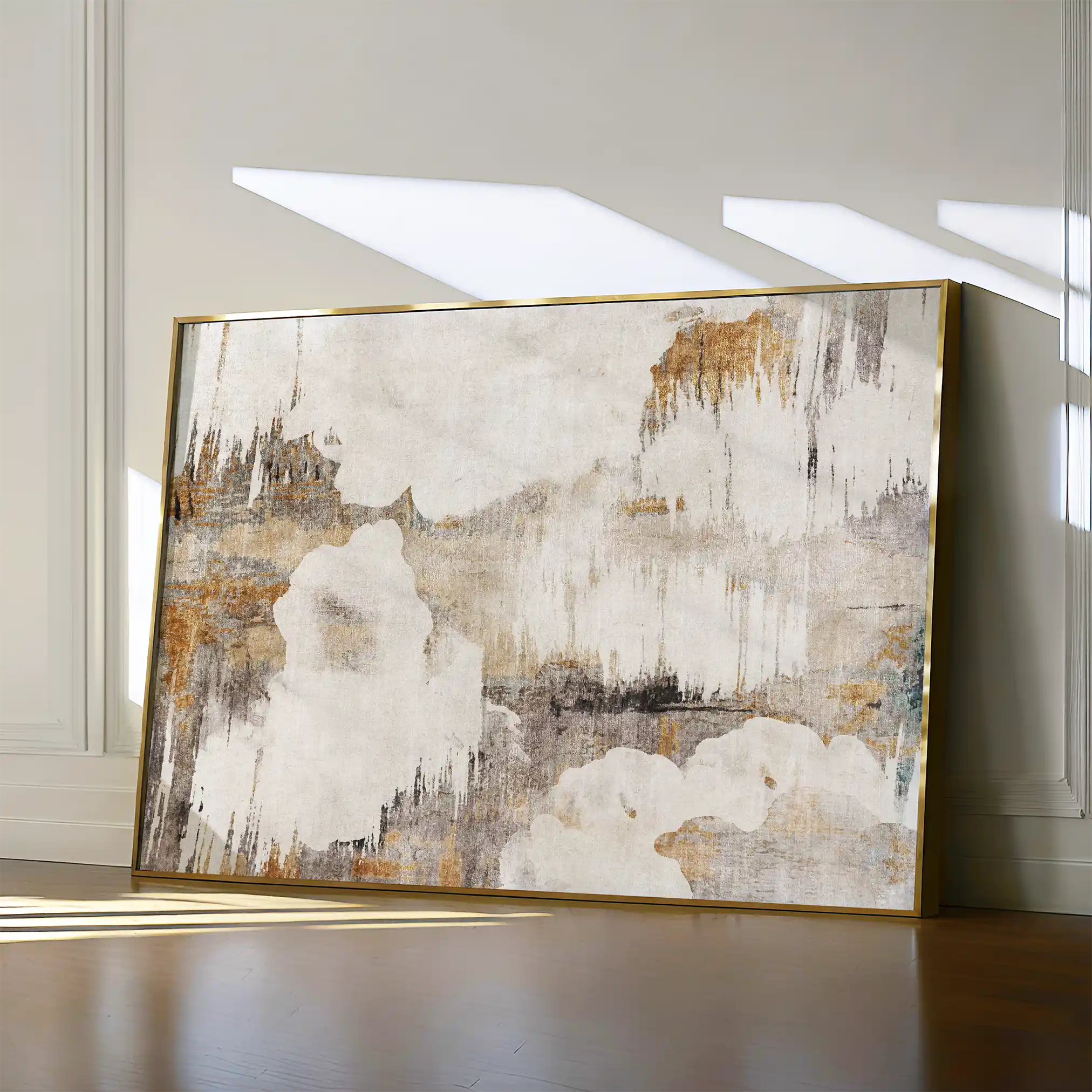 Abstract 120 Canvas Art 60 x 40 cm / Black