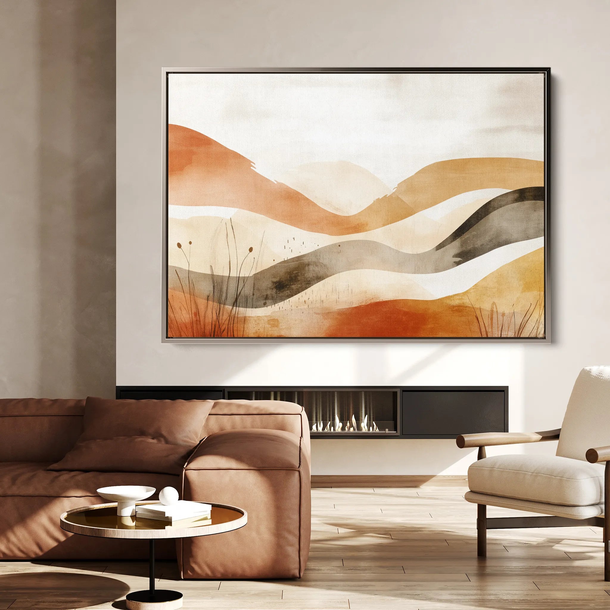 Boho 120 Canvas Art 18" x 24" / 45 x 60 cm / Black