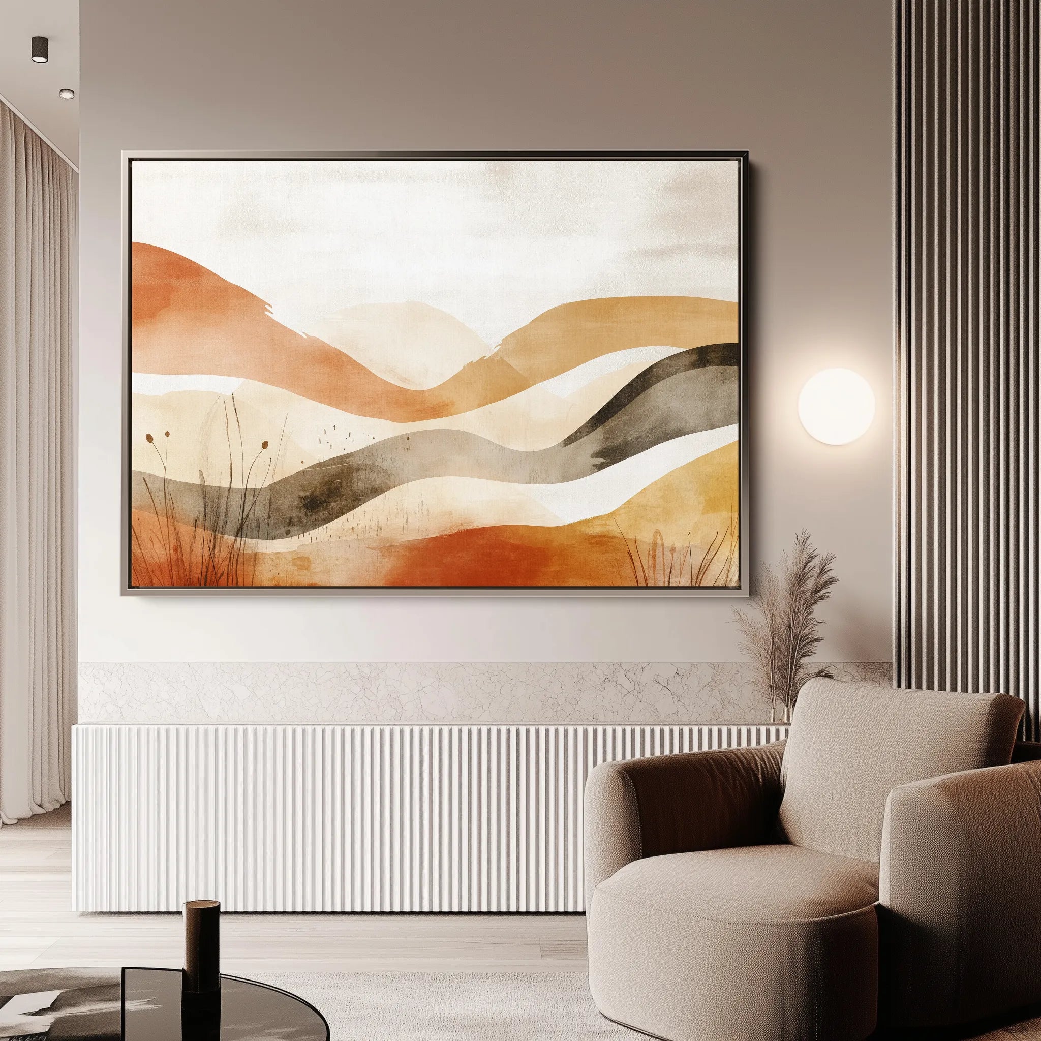 Boho 120 Canvas Art 18" x 24" / 45 x 60 cm / Black
