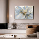 Floral 120 Canvas Art 18" x 24" / 45 x 60 cm / Black