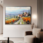 Landscape 120 Canvas Art 18" x 24" / 45 x 60 cm / Black