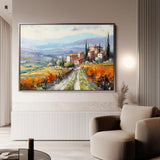 Landscape 120 Canvas Art 18" x 24" / 45 x 60 cm / Black