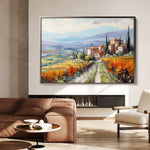 Landscape 120 Canvas Art 18" x 24" / 45 x 60 cm / Black
