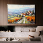 Landscape 120 Canvas Art 18" x 24" / 45 x 60 cm / Black