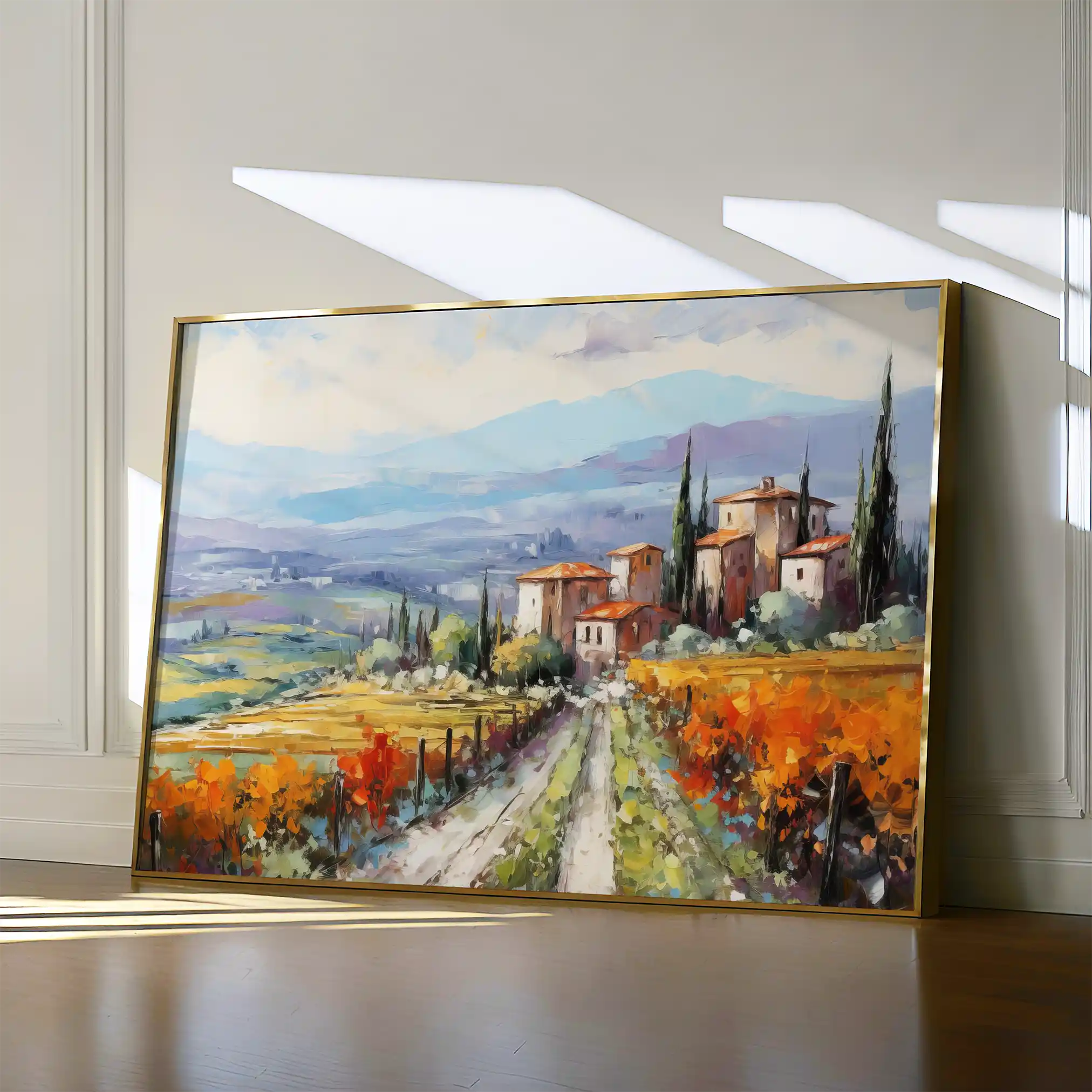 Landscape 120 Canvas Art 60 x 40 cm / Black