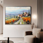 Landscape 120 Canvas Art 60 x 40 cm / Black